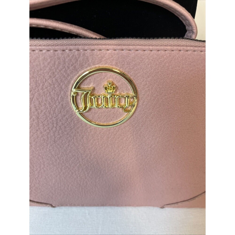 Juicy Couture Taffy Crown Fits Wristlet Pink with Gold Tone Accents NWOT - Picture 2 of 10